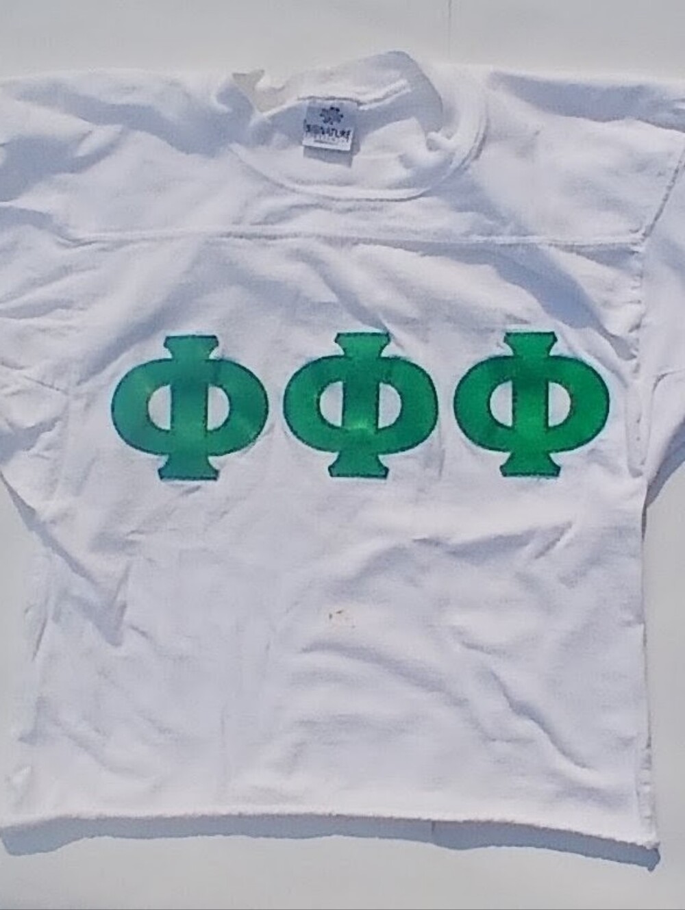 Vintage Tri Phi Sorority Loyola New Orleans Pledge Jersey Shirt